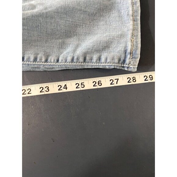 Levis Classic Straight Leg Jeans Light Wash Denim Size 28 - Picture 9 of 11